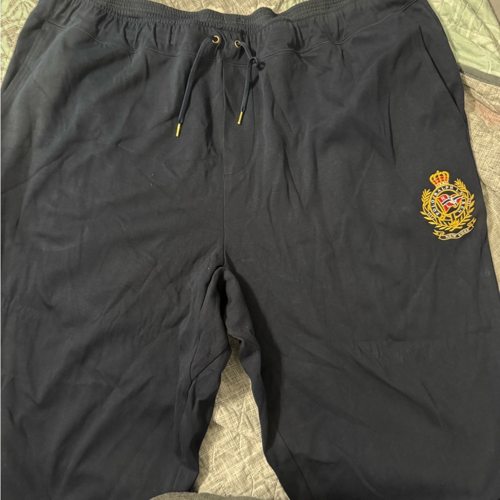 Ralph Lauren polo Blue jogging pants  with Embroidered Crest